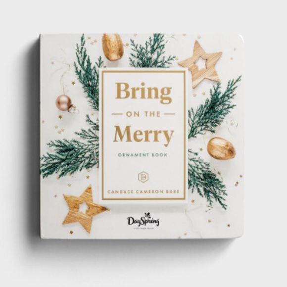 Candace Cameron Bure Bring On The Merry Christmas Ornament Book - Picture 1 of 3